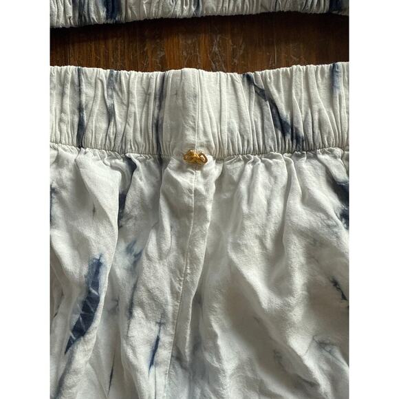 PQ Swim Boho Tie Dyed Lightweight Cropped Top and Shorts Resortwear set, M/L - Picture 7 of 7